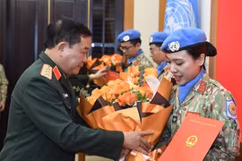 Thêm 8 sĩ quan Việt Nam chuẩn bị lên đường làm nhiệm vụ gìn giữ hoà bình