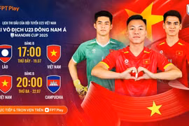 Xem trực tiếp U23 Việt Nam chinh phục giải Đông Nam Á ở kênh nào?