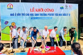 Văn phòng Kiểm toán nhà nước kết nối, hỗ trợ xây nhà bán trú cho trường học tại Nghệ An