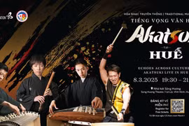 Nhóm nhạc Nhật Bản Akatsuki trình diễn tại Huế