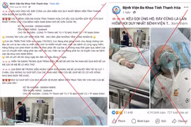 Nở rộ Fanpage giả mạo bệnh viện lừa đảo, chiếm đoạt tiền từ thiện