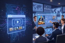 Cách hãng tin Reuters dùng AI để tăng tốc sản xuất video và tin tức