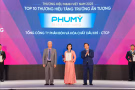 Phú Mỹ - PVFCCo xuất sắc tiếp tục đạt danh hiệu kép Top 50 Thương hiệu Mạnh và Top 50 Công ty kinh doanh hiệu quả nhất 2025