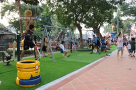 Khánh thành sân chơi xanh cho tương lai em