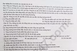 Đáp án đề thi tốt nghiệp THPT 2025 môn Lịch sử, mã đề 0808 (tham khảo)