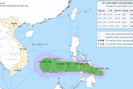 Hình thành áp thấp nhiệt đới nguy hiểm gần Philippines, hướng thẳng vào Biển Đông