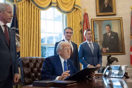 Ông Trump tổ chức họp báo hầu như hàng ngày tại Phòng Bầu dục
