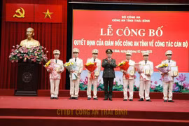 Thái Bình: 4 trưởng phòng Công an tỉnh xung phong nghỉ công tác trước hạn tuổi