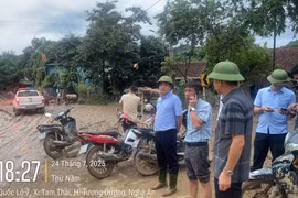Hạ tầng đường bộ thiệt hại đáng kể do hoàn lưu bão số 3