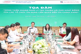 Tọa đàm “Hoàn thiện khung pháp lý tạo thuận lợi cho hoạt động của các tổ chức tín dụng liên quan đến Tài chính xanh”