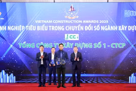 CC1 được vinh danh tại Vietnam Construction Awards 2025: Khẳng định vị thế tiên phong trong chuyển đổi số ngành Xây dựng
