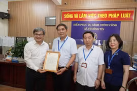 TP Hà Nội gửi thư cảm ơn xã có gần 2.000 thủ tục hành chính được số hóa 100%