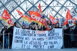 Bảo tàng Louvre đóng cửa vì nhân viên đình công