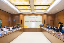 Hội nghị Công bố các quyết định về công tác cán bộ của Ban Thường vụ Đảng ủy Quốc hội