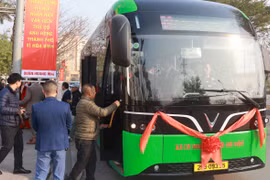 Transerco đã vận hành thí điểm 63 xe buýt điện