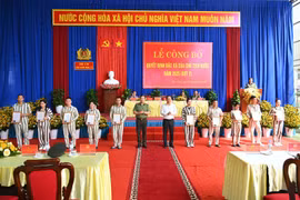 Công bố Quyết định đặc xá của Chủ tịch nước tại Trại giam Ngọc Lý