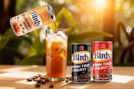Cà phê lon Birdy® làm mới hương vị - giảm đường, thêm hương Caramel Macchiato cuốn hút