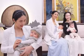 Ngọc Hân 'đính ước' con trai với ái nữ của MC Ngô Mai Phương