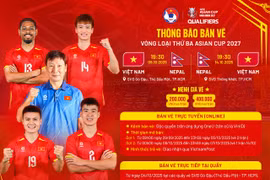 Điểm tin thể thao 3/10: Điều chỉnh thời gian bán vé trận tuyển Việt Nam, Malaysia triệu tập 15 cầu thủ nhập tịch