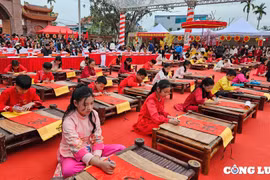 Khai bút đầu năm Ất Tỵ tại Khu tưởng niệm vị Trạng nguyên đầu tiên của thành phố Hải Phòng