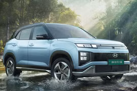 Hyundai Creta Electric thuần điện chính thức lộ diện, sạc một lần chạy được 473 km