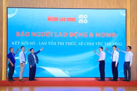 Tin tức của Báo Người Lao Động sẽ chính thức xuất hiện trên ứng dụng tài chính MoMo