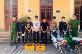Bắt nhóm thanh thiếu niên ném vỏ chai bia vào nhà dân ở Nghệ An