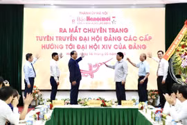 Báo Hànộimới ra mắt chuyên trang đặc biệt tuyên truyền về Đại hội Đảng các cấp