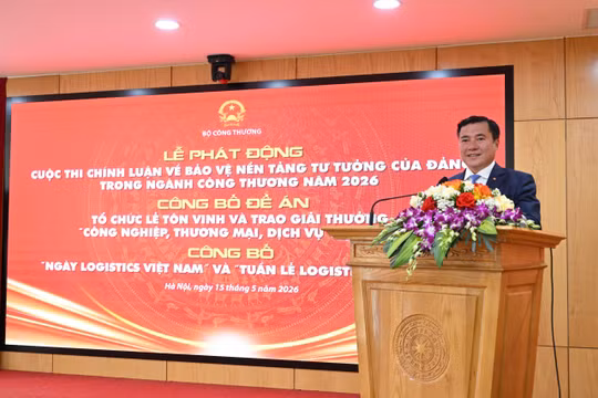 Bộ Công Thương phát động cuộc thi chính luận, công bố Giải thưởng Công nghiệp - Thương mại - Dịch vụ Việt Nam và Ngày Logistics Việt Nam