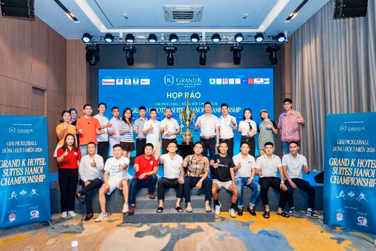 32 đội tranh tài tại giải pickleball đồng đội 3 miền 2026