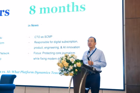 Giám đốc Công nghệ SCMP: AI không giết báo chí, nhưng tòa soạn không thay đổi sẽ khó tồn tại
