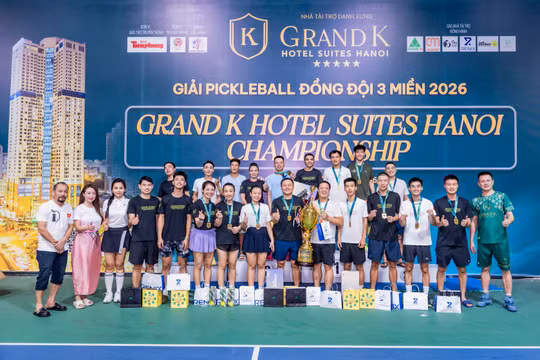Giải pickleball Đồng đội ba miền 2026 đặt nền móng cho sân chơi quốc tế