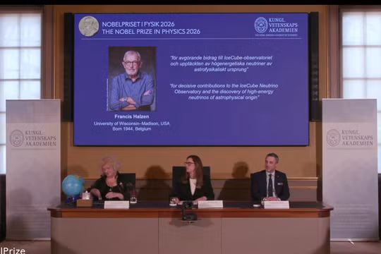 Nhà khoa học phát hiện 'hạt ma quái' từ vũ trụ giành giải Nobel Vật lý 2026