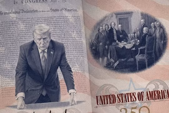 Mỹ công bố mẫu hộ chiếu in chân dung Tổng thống Trump