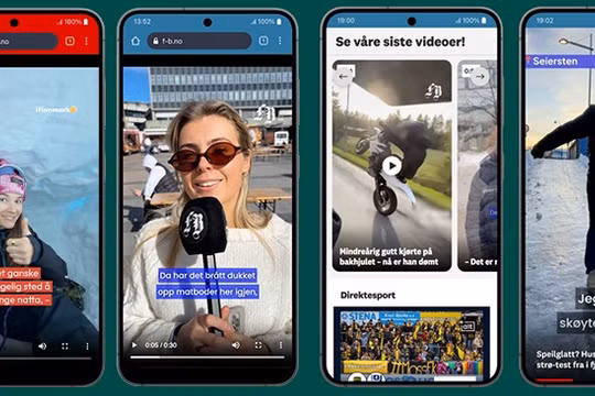 Tập đoàn báo chí Na Uy đặt cược vào video để chinh phục người trẻ