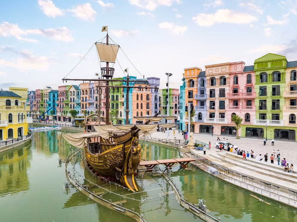 muc so thi thuong cang the venice truoc ngay khai truong mega grand world ha noi hinh 4
