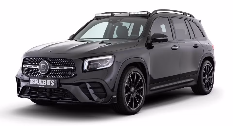 Mercedes-Benz GLB sở hữu gói độ Brabus. Ảnh: Carscoops