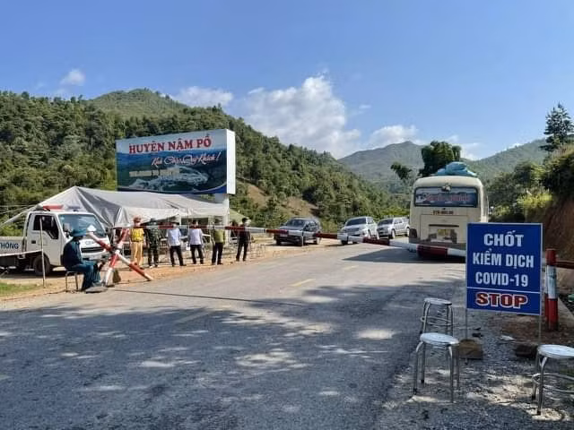 Một chốt kiểm dịch tại huyện Nậm Pồ (ảnh minh hoạ).