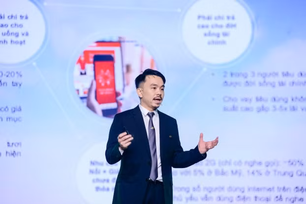 CEO Masan Danny Le tại buổi ra mắt The CrownX - Nguồn: MSN