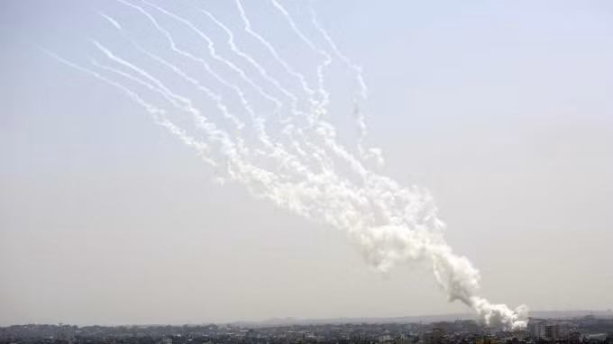 Tên lửa không kích của Israel. Ảnh: AFP
