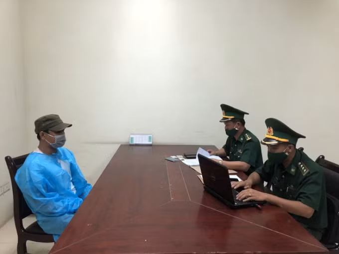 Đối tượng bị truy nã Bùi Văn Thành tại Đồn Biên phòng Cửa khẩu Quốc tế Cầu Treo
