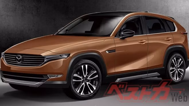 Ảnh dựng máy tính của Mazda CX-5 thế hệ mới. Ảnh: Best Car
