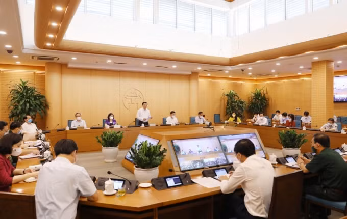 Quang cảnh cuộc họp
