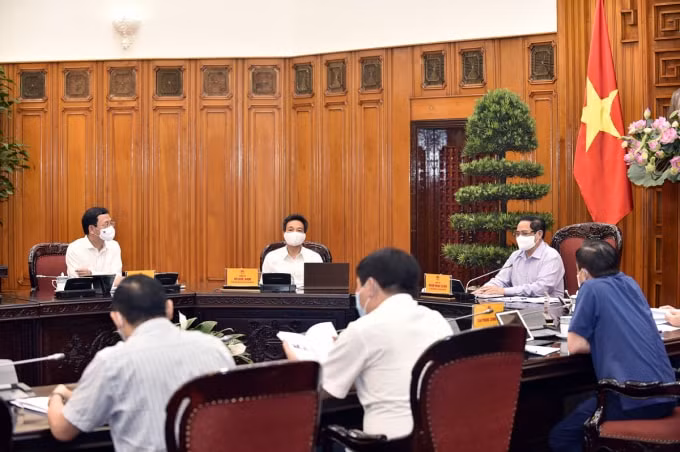 Quang cảnh buổi làm việc.