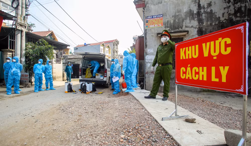 Thừa Thiên - Huế cách ly thêm 1 thôn liên quan ca dương tính Covid-19 thứ 4. Ảnh: minh họa