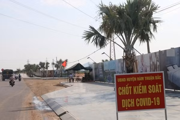 Bình Thuận thực hiện giãn cách xã hội thêm huyện Hàm Thuận Bắc