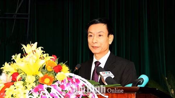 Ông Phạm Đình Nghị, Chủ tịch UBND tỉnh Nam Định. Ảnh: Báo Nam Định