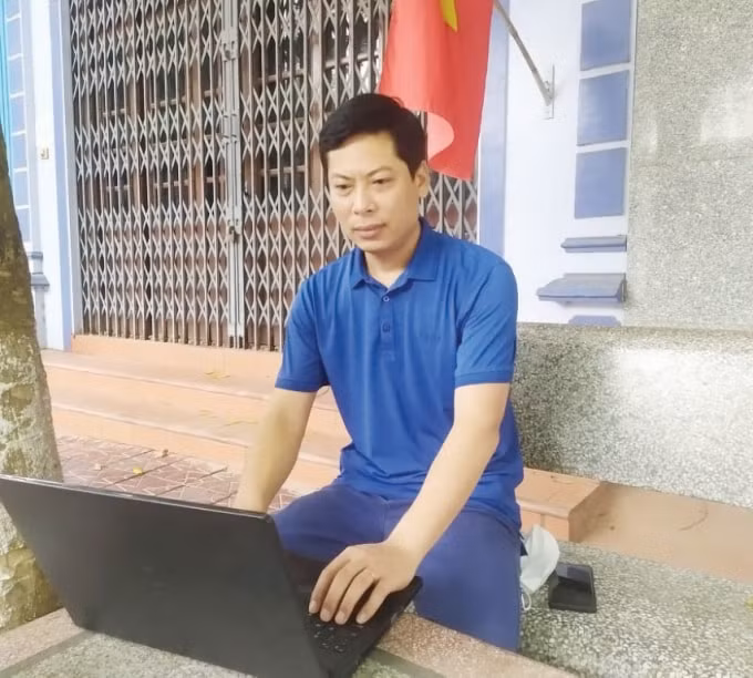 Nhà báo Trần Long (bút danh Long Anh), thường trú Báo Giáo dục và Thời đại tại Vĩnh Phúc