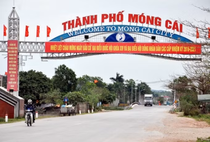Thành phố Móng Cái. Nguồn ảnh: Internet