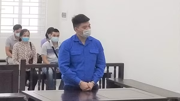 Bị cáo Nguyễn Xuân Tính tại phiên tòa